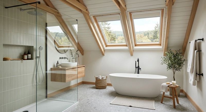 Attic Bathroom Remodeling in Sunbury, OH