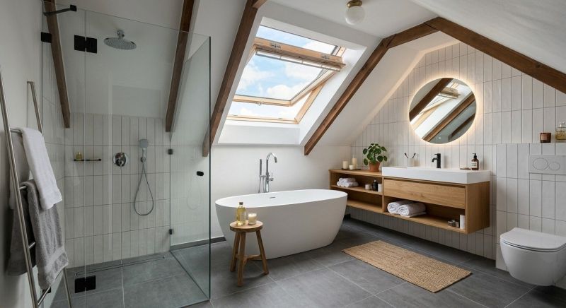 Attic Bathroom Remodeling in Sunbury, OH