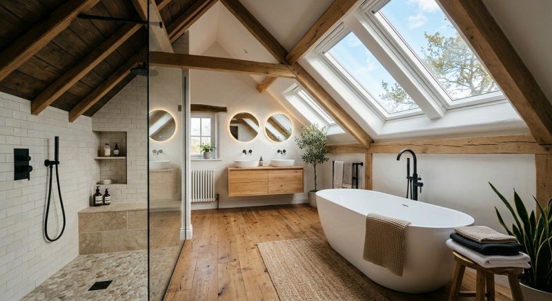 Attic Bathroom Remodeling in Sunbury, OH