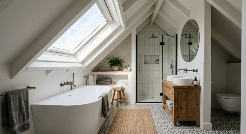 Attic Bathroom Remodeling in Sunbury, OH