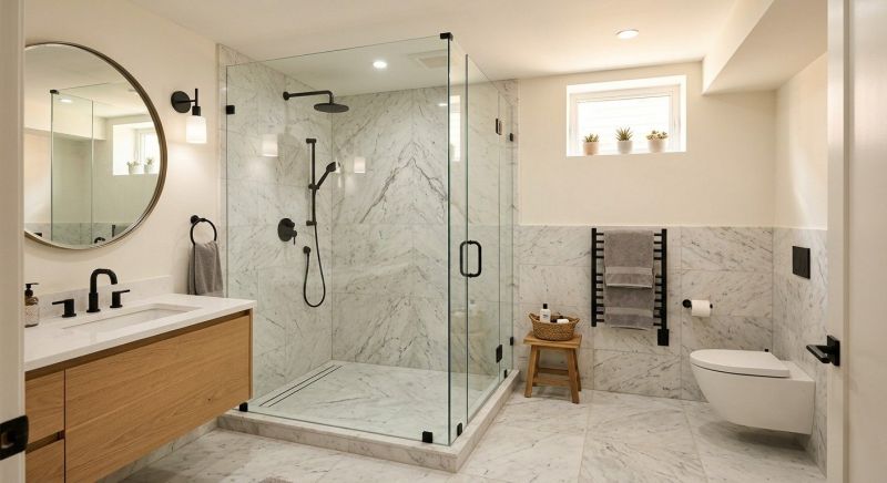 Basement Bathroom Remodeling in Sunbury, OH