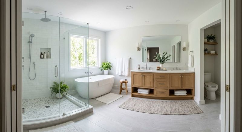Shower Enlargement in Lewis Center, OH